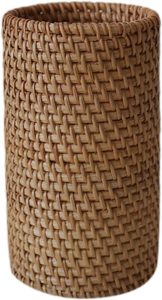 Ioensy Vaso de plantas trançado, vaso de flores de vime, suporte de exibição minimalista, decorações, ornamentos para mesa, lareira interna, entrada, Style a 1 Ioensy Vaso de plantas trançado, vaso de flores de vime, suporte de exibição minimalista, decorações, ornamentos para mesa, lareira interna, entrada, Style a