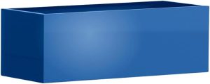 Vaso Fibra De Vidro Decorativo Olinda P2 100cm (AZUL METALICO)