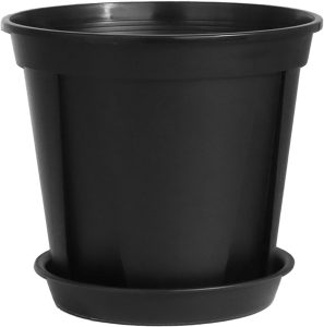 Floreira para Plantas de Interior, Vaso com Drenagem | | Vaso de flores ao ar livre, vaso de plantas multifuncional com pires, vasos para lojas de flores, ca