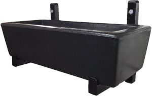 Suporte de Ferro p/ Jardim Vertical com Floreira p/ Plantas Cor: Preto