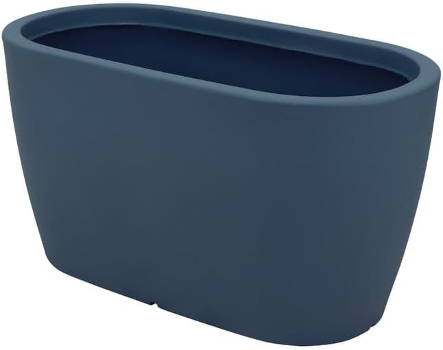Floreira Tramontina Andaluz 53 cm em Polietileno Azul Turquesa 1 Floreira Tramontina Andaluz 53 cm em Polietileno Azul Turquesa