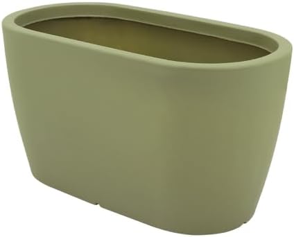 Floreira Tramontina Andaluz em Polietileno Verde Oliva 33 cm 1 Floreira Tramontina Andaluz em Polietileno Verde Oliva 33 cm