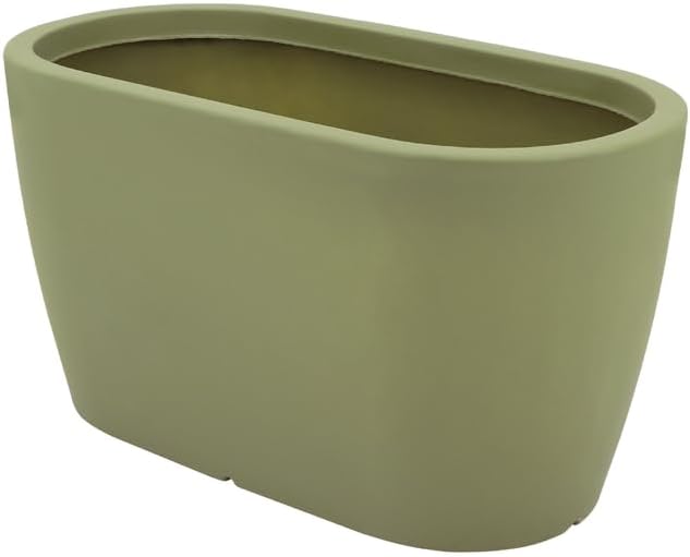 Floreira Tramontina Andaluz em Polietileno Verde Oliva 53 cm 1 Floreira Tramontina Andaluz em Polietileno Verde Oliva 53 cm