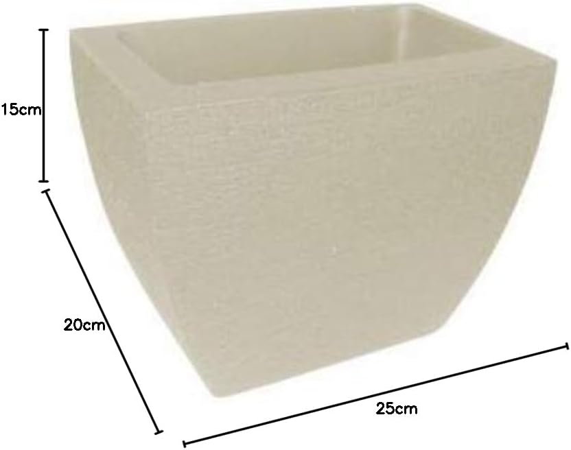 JAPI JVPMC25 Vaso Parede Moderno, 25 Cimento 1 JAPI JVPMC25 Vaso Parede Moderno 25 Cimento