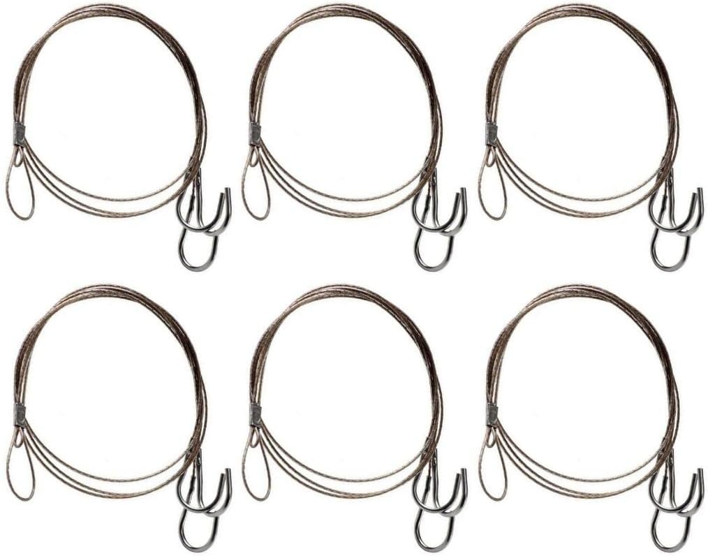 Kit 10 Suporte Cabo De Aço 50cm Para Pendurar Vaso e Planta 03 Ganchos Pequeno 1 Kit 10 Suporte Cabo De Aco 50cm Para Pendurar Vaso