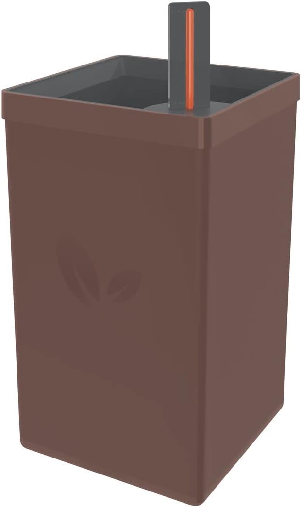 VASO PLASTICO AUTOIRRIGAVEL, COR CAFE 1 VASO PLASTICO AUTOIRRIGAVEL COR CAFE