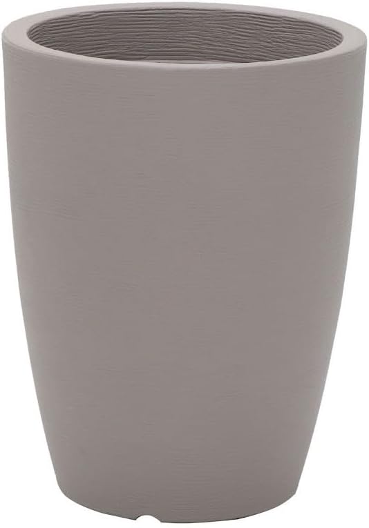 Vaso Tramontina Thai em Polietileno Concreto 58 cm 1 Vaso Tramontina Thai em Polietileno Concreto 58 cm