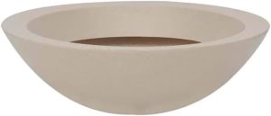 Vasart Malta Vaso de Flores Bowl, Granito Areia, 36x12cm