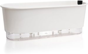 Jardineira Vaso Raiz Autoirrigável 40cm Auto Irrigável Branco