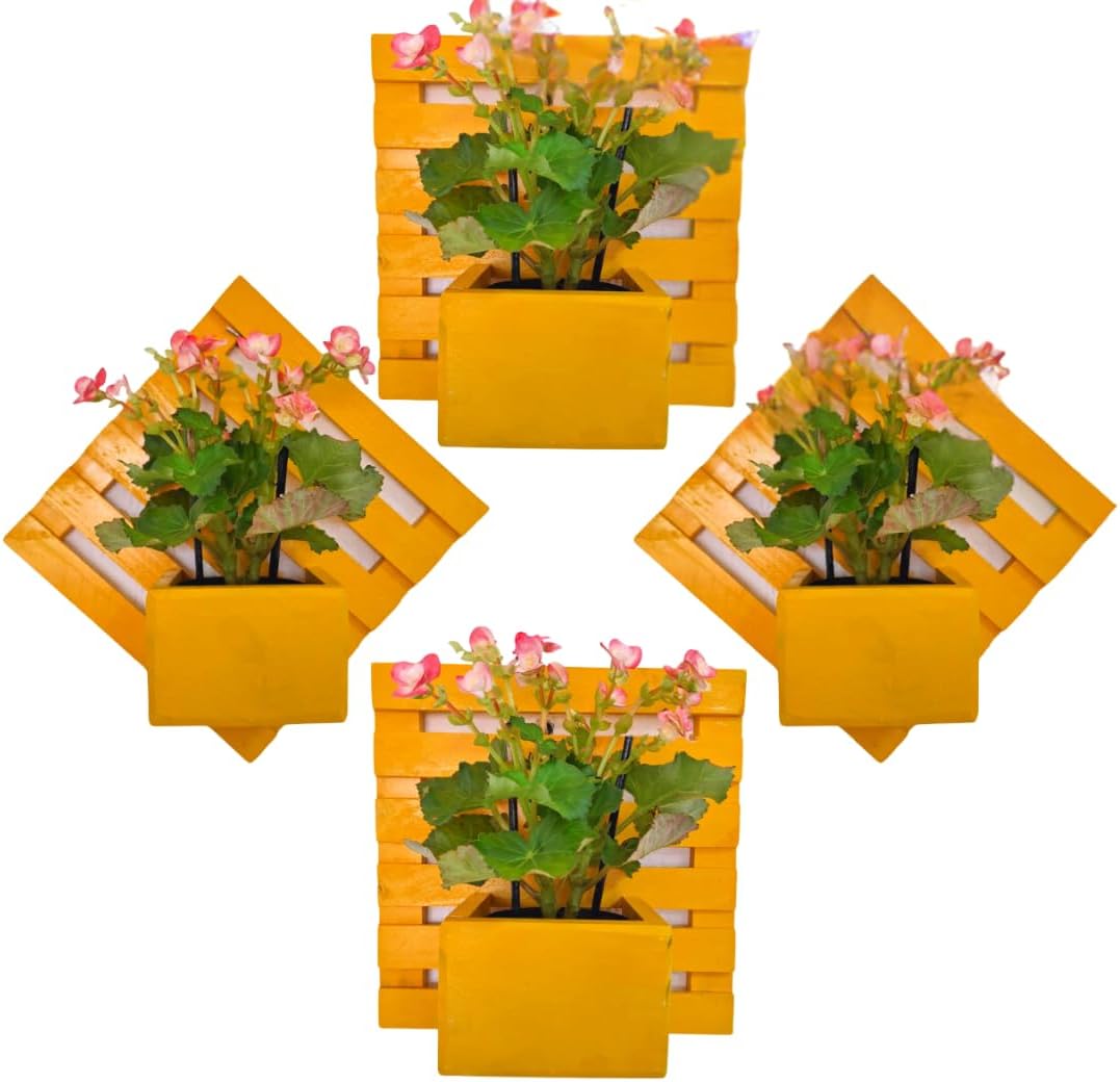 Floreira de parede com cachepot ripado para jardin vertical 1 Floreira de parede com cachepot ripado para jardin vertical