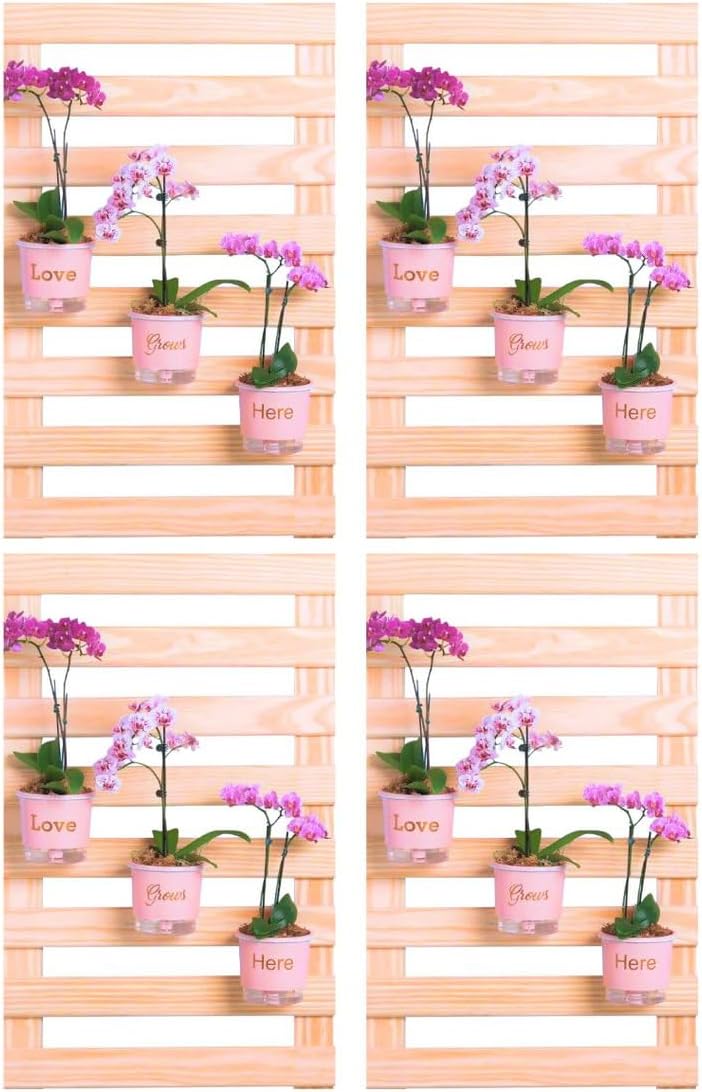 Kit 4 Floreira Treliça Madeira 50x30 Jardim Vertical Horta 1 Kit 4 Floreira Trelica Madeira 50x30 Jardim Vertical Horta