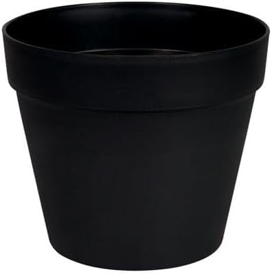 VASO CACHEPOT 15CM PRETO (12) 1 VASO CACHEPOT 15CM PRETO 12
