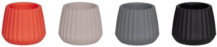 VASO CACHEPOT WAVE 15CM, SORTIDO, 1 unidade 1 VASO CACHEPOT WAVE 15CM SORTIDO 1 unidade