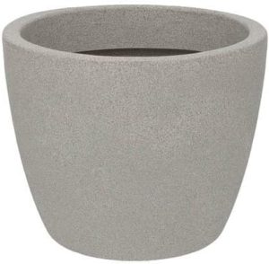 Vasart, Vaso Malta Redondo 24x20cm em granito