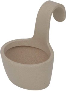 Vaso Varanda 21 X 14 cm Vasart Granito Areia