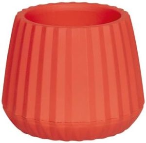 VASO CACHEPOT WAVE 15CM ARGILA (12)