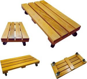 Suporte Para Jardineira Floreira 20x40cm Móvel