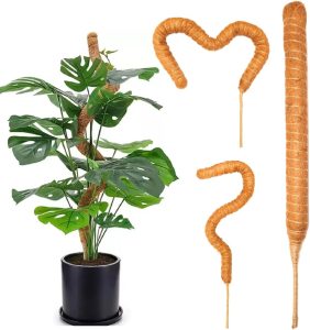 Tutor de Plantas Flexível de Fibra De Coco Estaca Maleável - Top Garden (100cm)