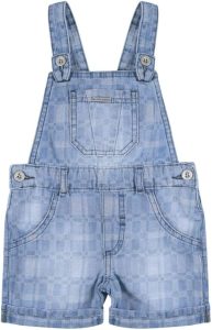 Jardineira Look Jeans Curta Jeans