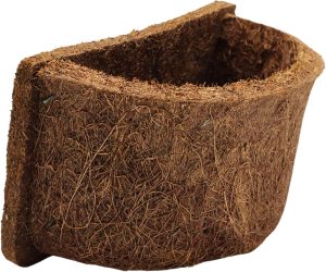 Meio Vaso Fibra De Coco N13 Coquim Para Orquídeas, Samambaias, Bromélias, Hortaliças, Flores