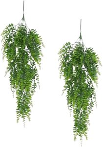 Samambaia Planta Artificial Realista Pendente de Plástico Jardim Vertical Vasos Jardineiras Folhagem Volumosa de 80cm Decoração Para Casa Salas Quartos Escritórios Festas e Eventos (2) 1 Samambaia Planta Artificial Realista Pendente de Plástico Jardim Vertical Vasos Jardineiras Folhagem Volumosa de 80cm Decoração Para Casa Salas Quartos Escritórios Festas e Eventos (2)