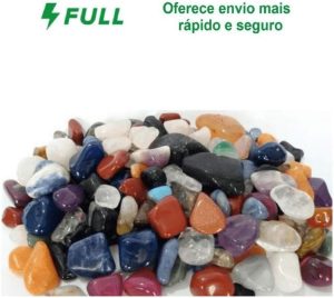 Pedra Rolada Sortida Mista Natural 1kg