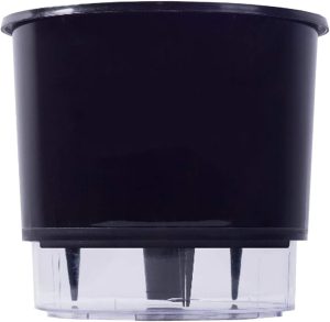 Vaso Auto Irrigável N 03 Raiz (Preto)