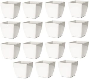 Kit Mini vasos Cachepot com 10 unidades para suculentas