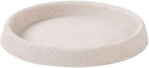 Prato Para Vasos Polietileno 23cm Vasap Modelos Diversos (Branco Marmore)