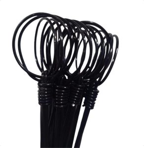 10 Hastes De Arame Preto Pendurar Vasos Cachepot 4 Pontas