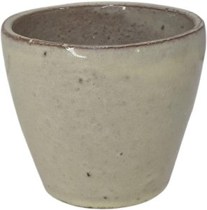 Vaso Cachepot De Cerâmica 6 Cores Para Decoração 14x12 - Branco