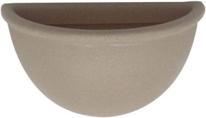 Vasart Parede Vaso de Flores, Granito Areia, 34x20cm, 1 Unidad