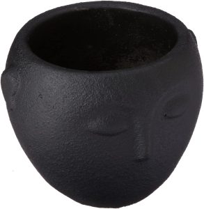CACHEPOT EM CIMENTO, Preto