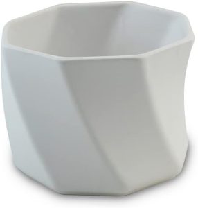 Cachepot Acorde 10Cm Branco Fosco