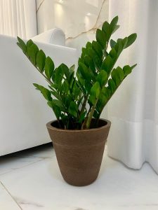 VASO POLIETILENO REDONDO DECORATIVO P/PLANTAS/JARDINS/ESCRITÓRIOS LUXO (MARROM)