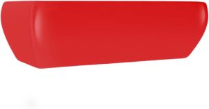 Vaso Floreira Jardineira Plantas Hortas Fibra Vidro 100cm (Vermelho)