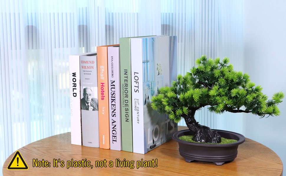 plantas artificiais bonsai árvore para sala de estar decoração de quarto decoração de prateleira de livro de parede