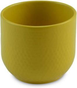 Cachepot Colmeia 11Cm Amarelo