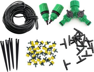 Kit Irrigação Para 35 Vasos/horta Gotejamento (kit Completo)