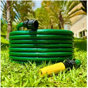 Mangueira de Jardim Reforçada com Esguicho e Conectores Anti-Dobra 10mts 20mts 30 mts 35mts e 50 metros (15mts)