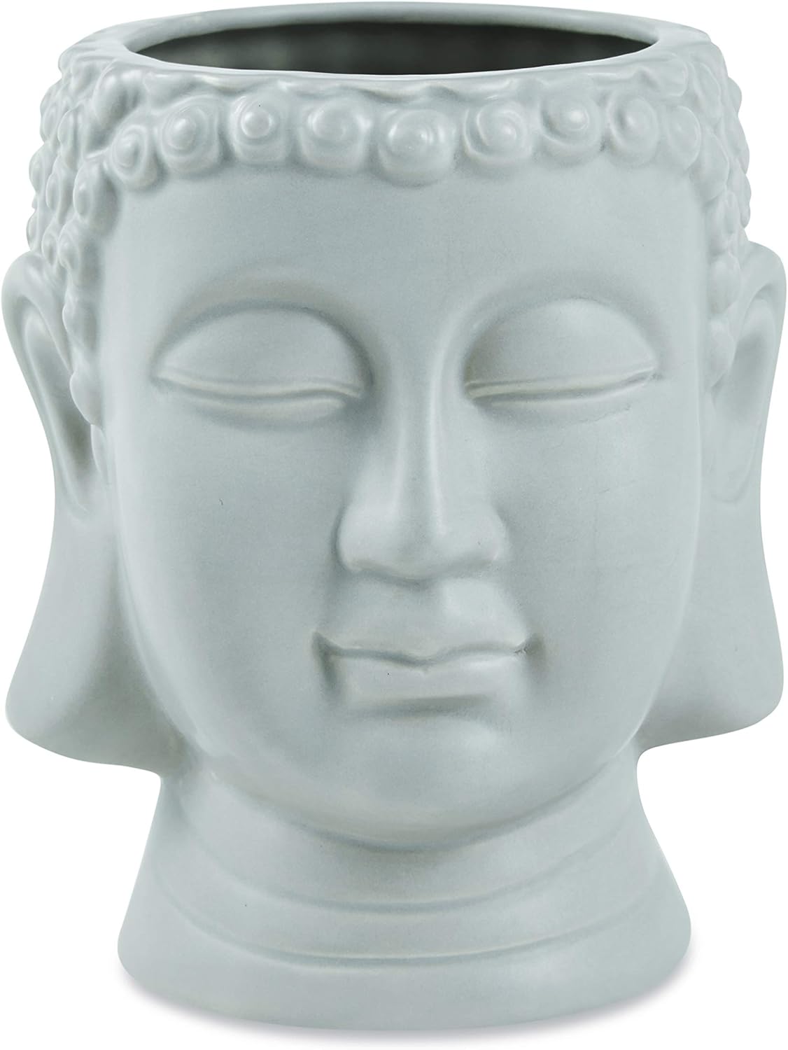 BUDA CINZA EM CERAMICA 1 BUDA CINZA EM CERAMICA