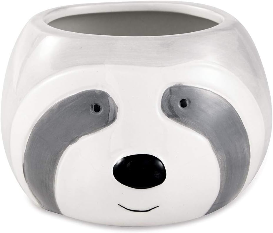 CACHEPOT DECORATIVO PREGUICA CINZA MART