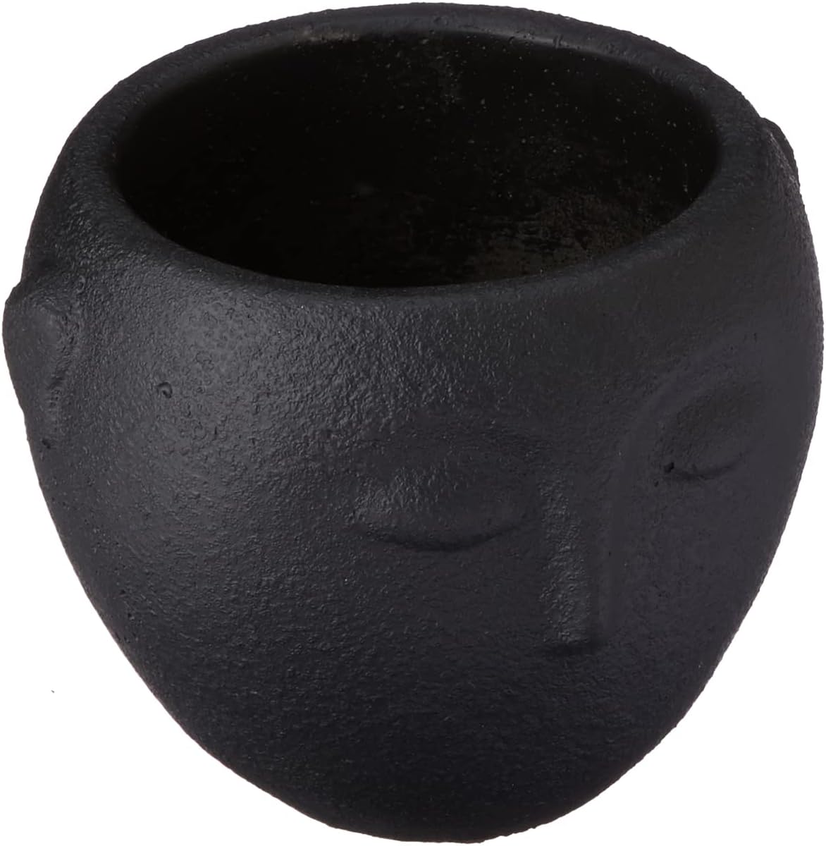 CACHEPOT EM CIMENTO, Preto 1 CACHEPOT EM CIMENTO Preto