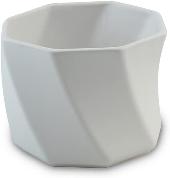 Cachepot Acorde 10Cm Branco Fosco 1 Cachepot Acorde 10Cm Branco Fosco