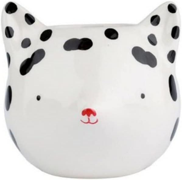 Cachepot Ceramica Fox With Dots Branca/preta 11, 8 X 10, 8 X 10 Cm Urban Branco/preto 1 Cachepot Ceramica Fox With Dots Brancapreta 11 8 X 10
