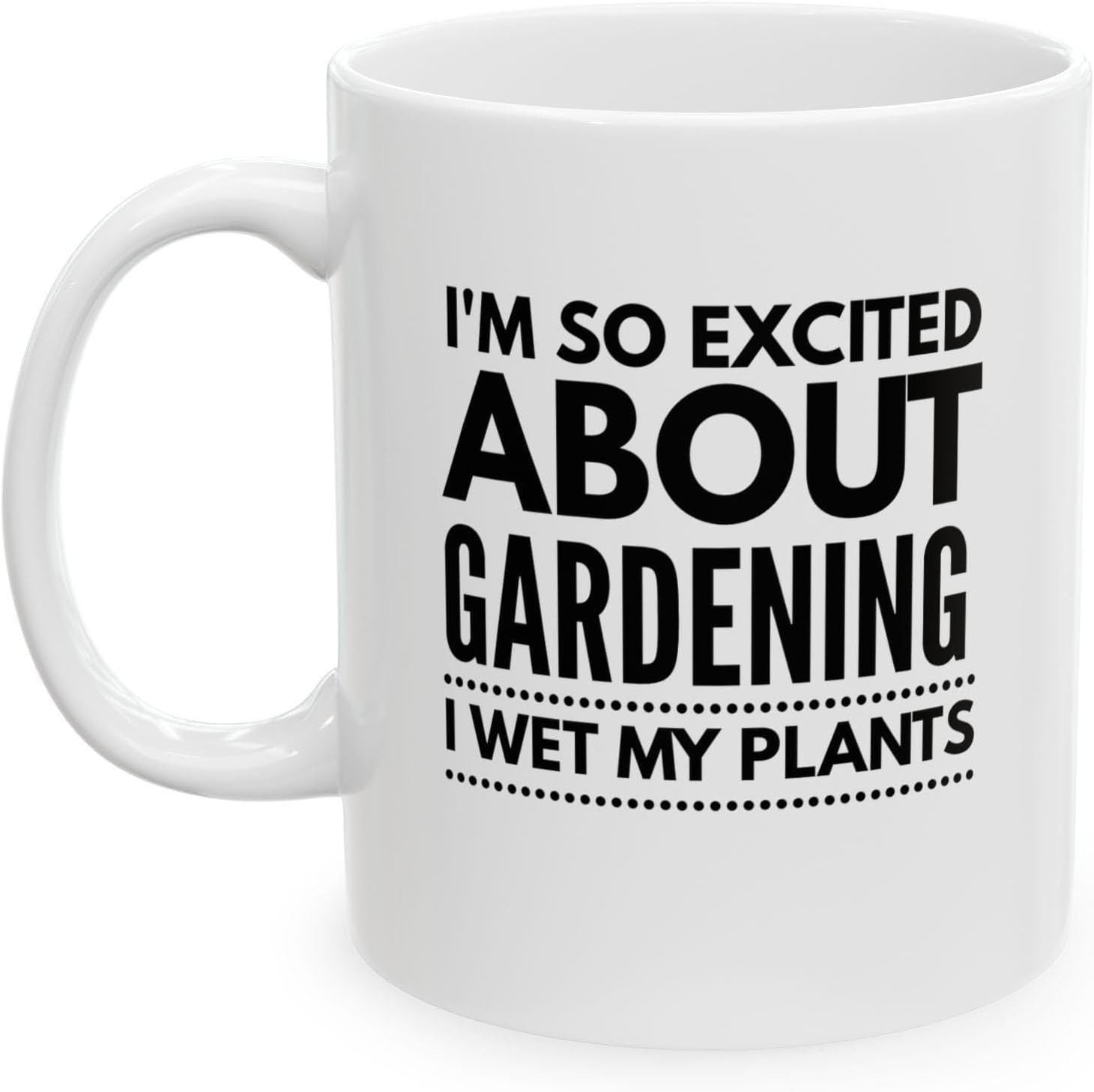 Caneca I Wet My Plants, xícara de café divertida para jardineiro, presente de polegar verde, presente de humor para amantes de plantas, cerâmica com tema de natureza 1 Caneca I Wet My Plants xicara de cafe divertida para