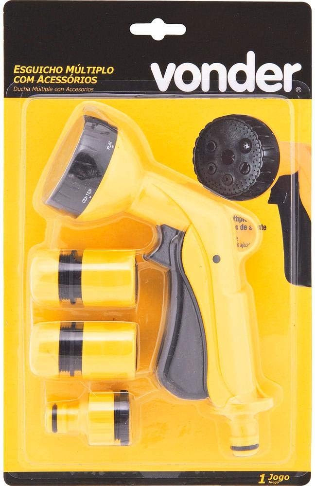 Esguicho plástico para jardim 6 funções - Vonder 1 Esguicho plastico para jardim 6 funcoes Vonder