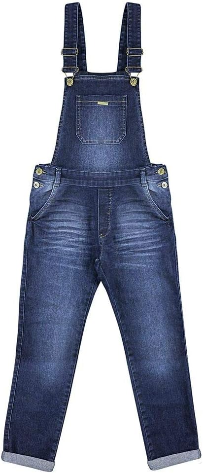 Jardineira Look Jeans Longa Jeans 1 Jardineira Look Jeans Longa Jeans