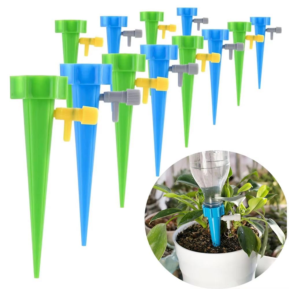 Kit 12 Gotejadores Dosadores Irrigadores Jardim Vaso Horta 1 Kit 12 Gotejadores Dosadores Irrigadores Jardim Vaso Horta