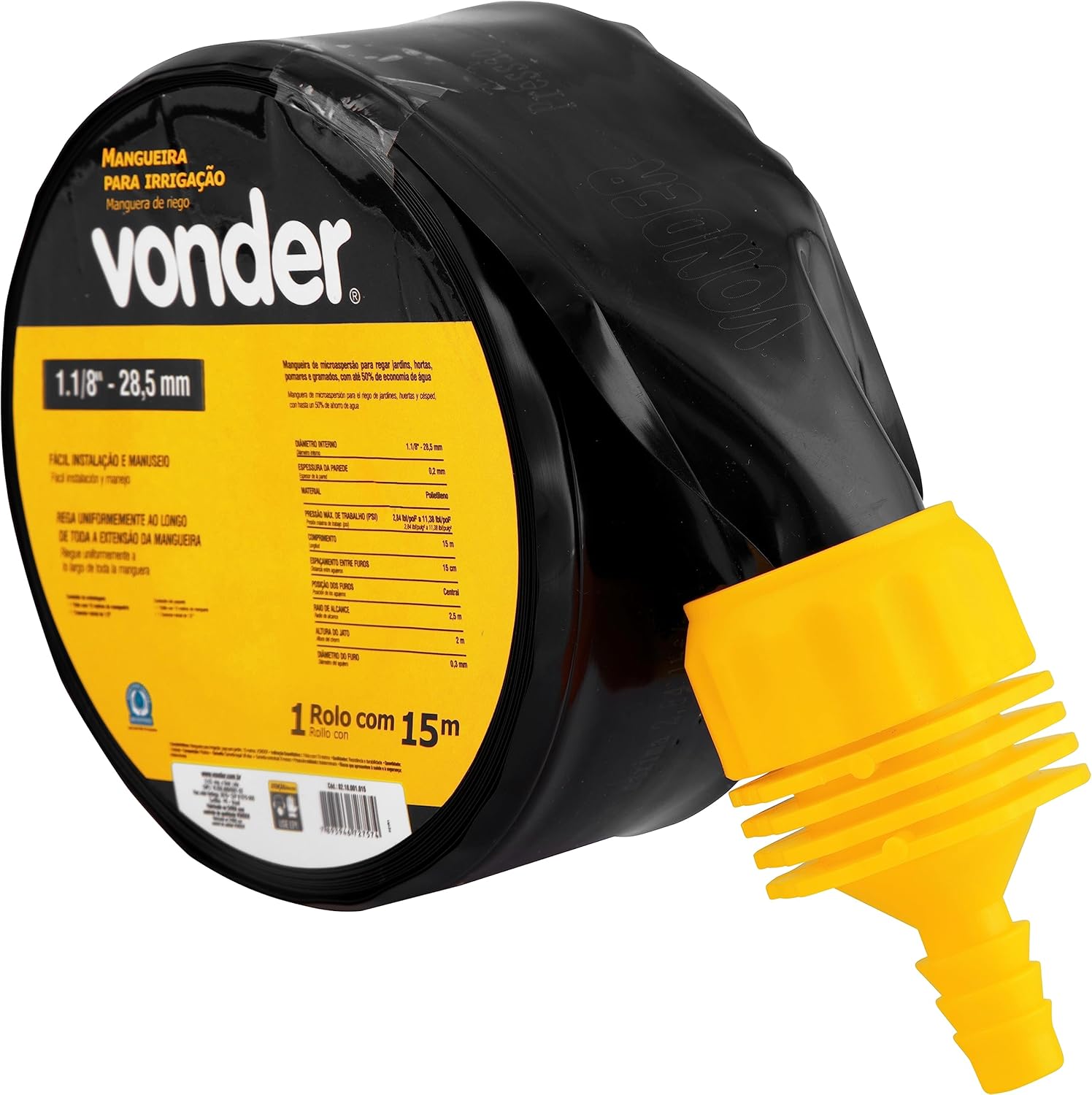 Kit Jardim Para Irrigação 15 Metros Vonder 1 Kit Jardim Para Irrigacao 15 Metros Vonder
